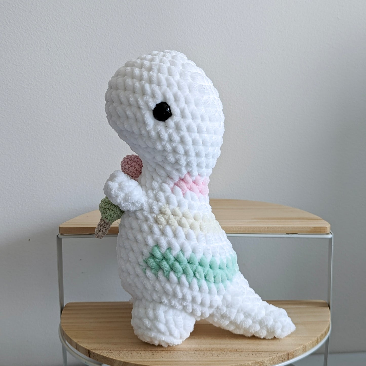 Dino - holding a Dango